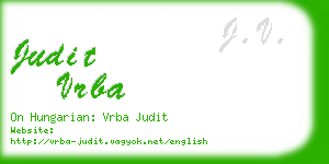 judit vrba business card